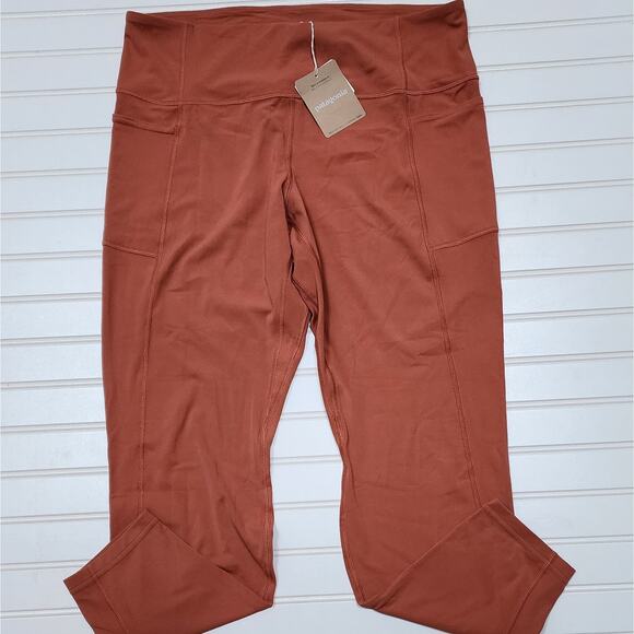 NWT Patagonia Women's Maipo 7/8 Stash Tights/Leggings: Burl Red - Picture 1 of 8